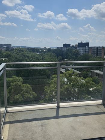 Balcony at Valo Apartments in Southwest Waterfront in Washington DC 20024
